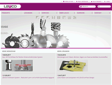 Tablet Screenshot of leuco.com