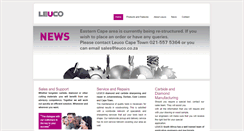 Desktop Screenshot of leuco.co.za