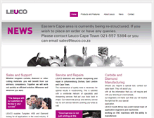Tablet Screenshot of leuco.co.za